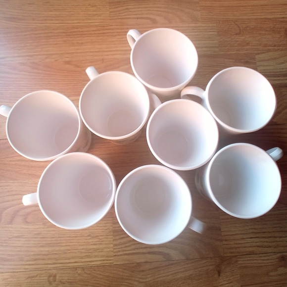 *Vintage Corning Wear, Corelle,  Summer Blush pattern, 8 cups, 8 saucers - Picture 14 of 16